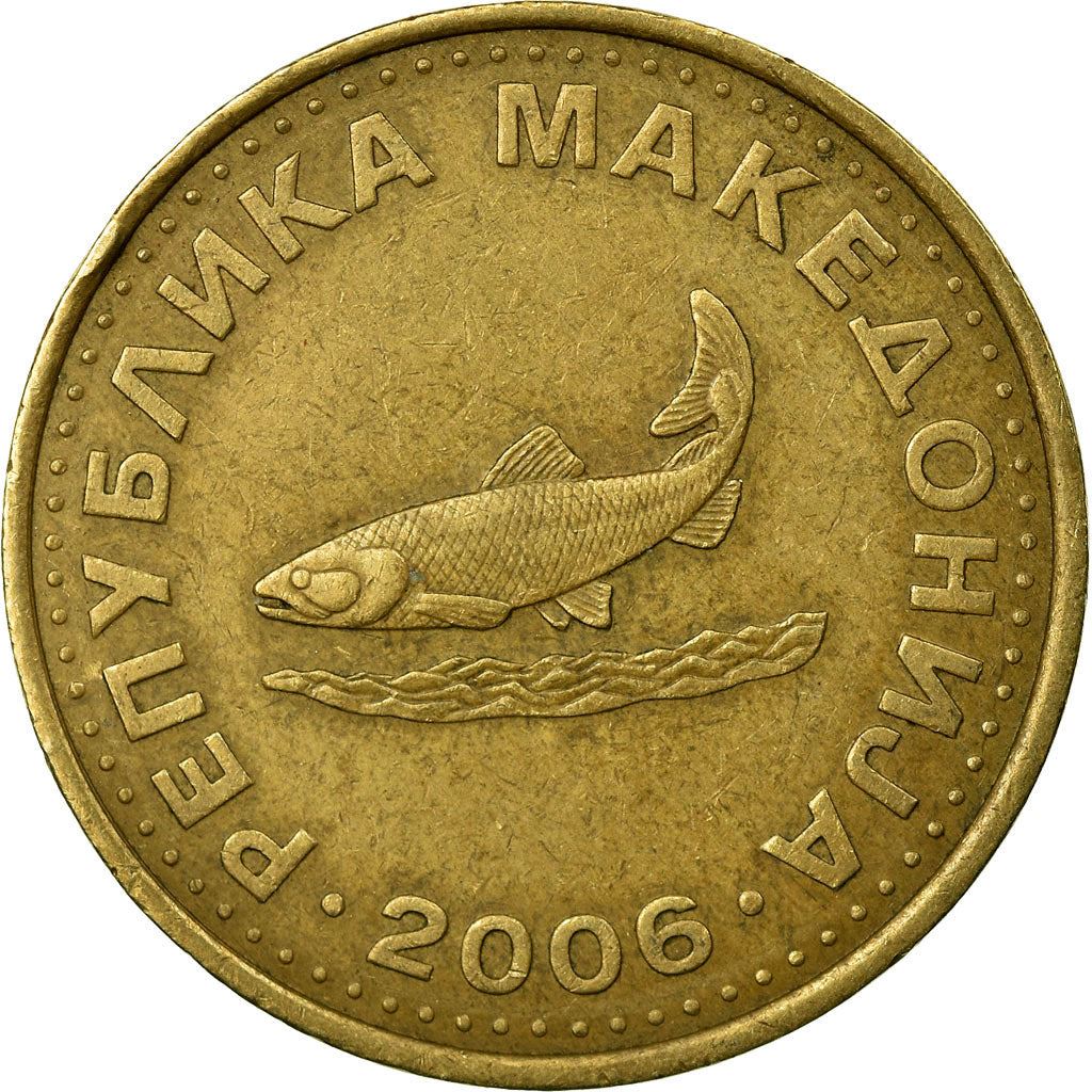 North Macedonia 2 Denari Coin | Ohrid Trout | KM3 | 1993 - 2014