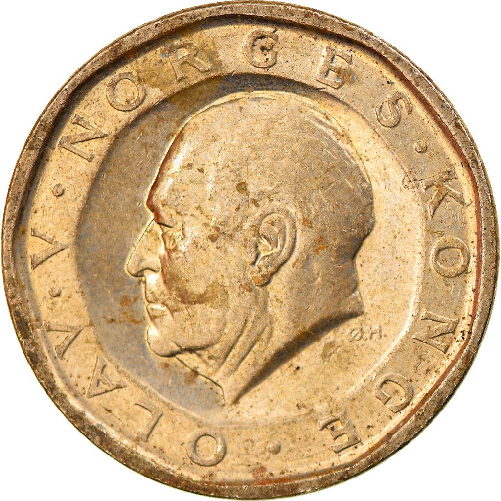 Norway 10 Kroner Coin | Olav V | KM427 | 1983 - 1991