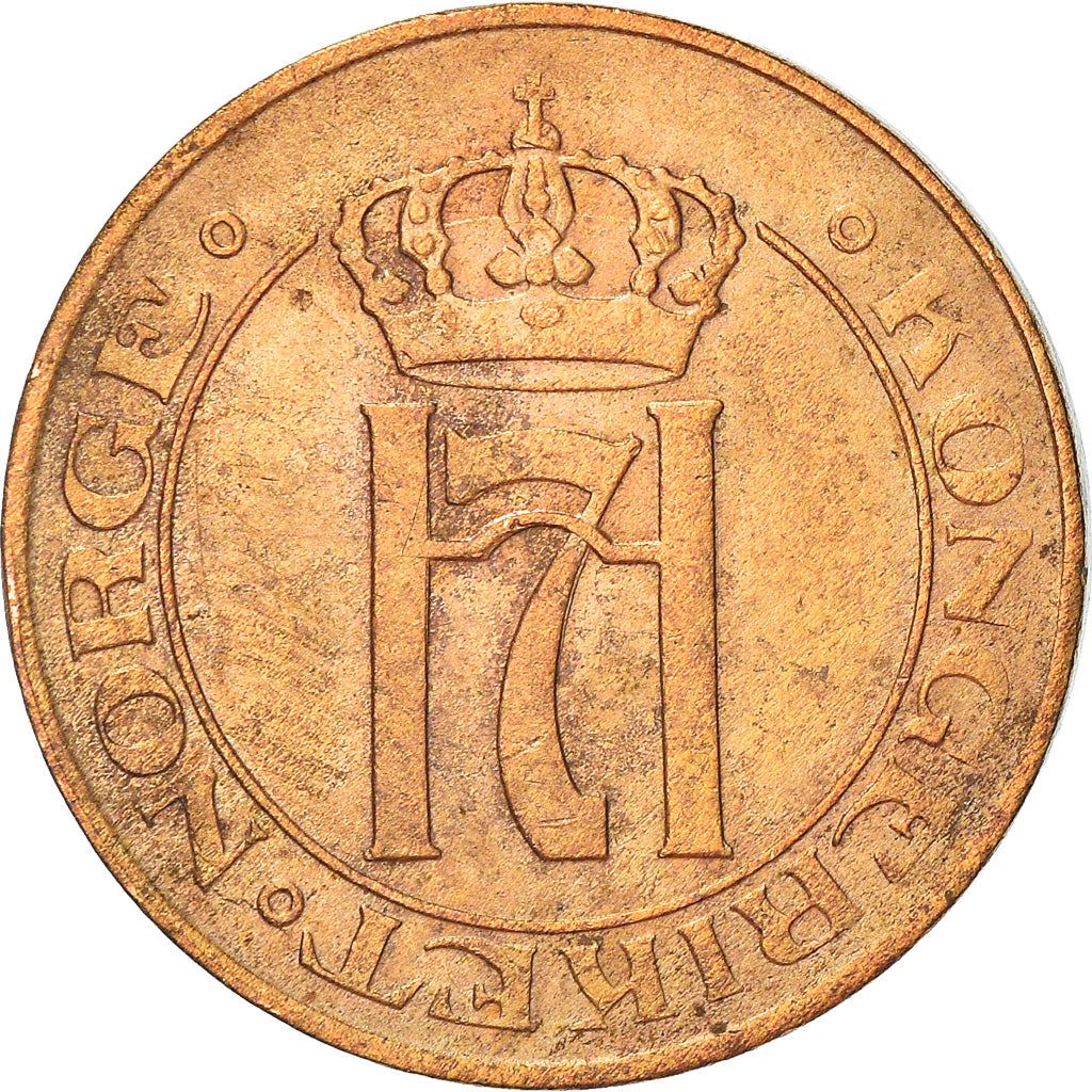 Norway 2 Øre - Haakon VII Coin KM371 1909 - 1952