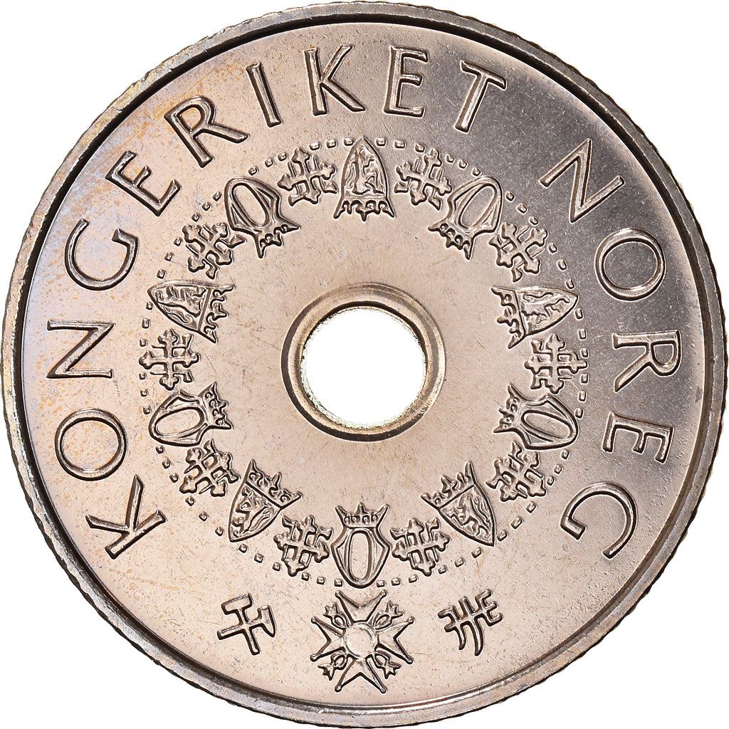 Norway 5 Kroner Coin | Harald V | KM463 | 1998 - 2017