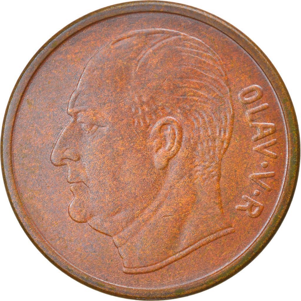 Norway 5 Øre - Olav V Coin KM405 1958 - 1973