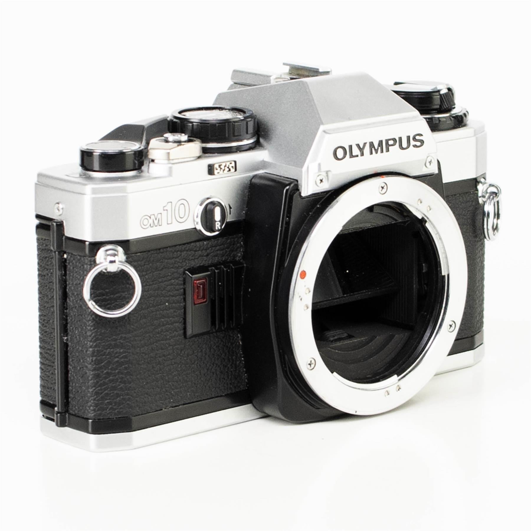 Olympus OM10 Camera | White | Japan | 1979 - 1987 | Not working