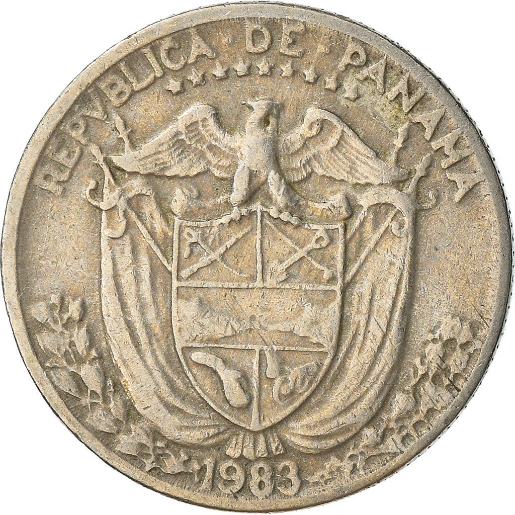 Panama 1/10 Balboa Coin | Vasco Nunez de Balboa | KM10 | 1966 - 1993