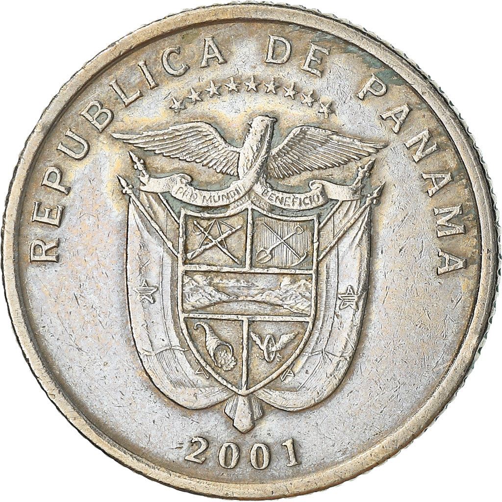 Panama 1/10 Balboa Coin | Vasco Nunez de Balboa | KM127 | 1996 - 2019