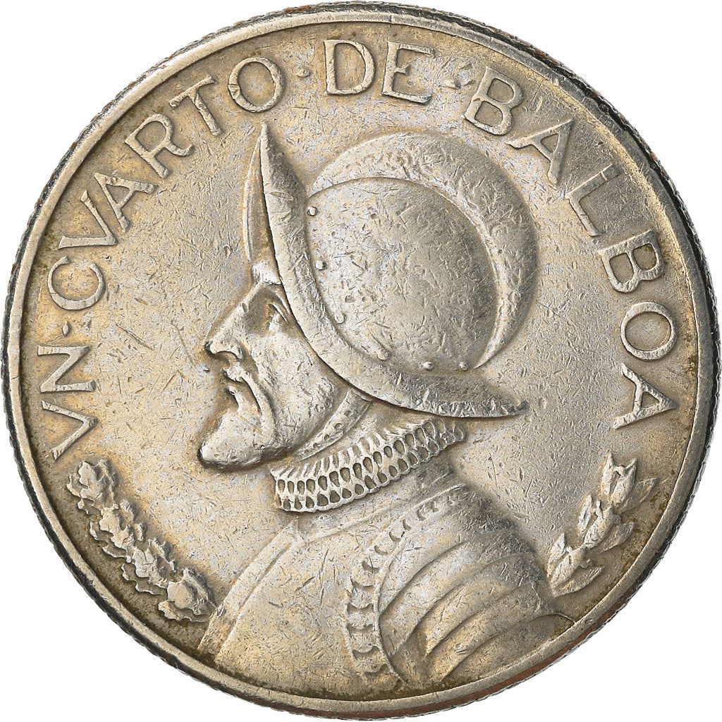 Panama 1/4 Balboa Coin | Vasco Nunez de Balboa | KM128 | 1996 - 2019