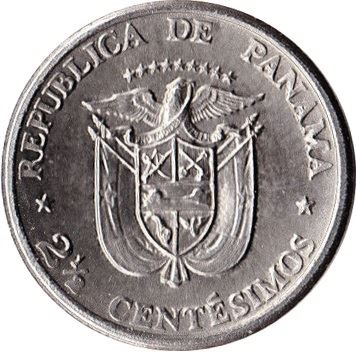 Panama 2.5 Centesimos Coin | FAO | KM32 | 1973 - 1975