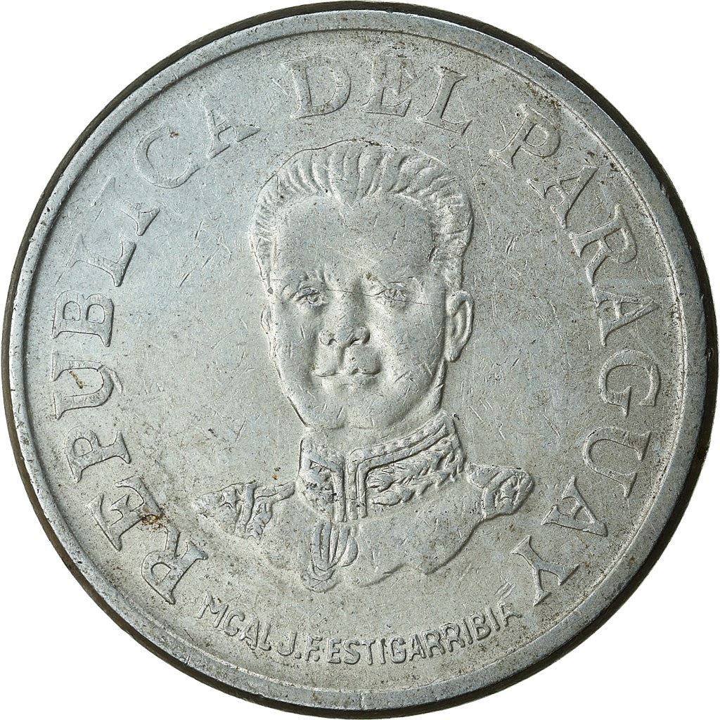 Paraguay 50 Guaranies Coin | Jose Felix Estigarribia | KM154 | 1975