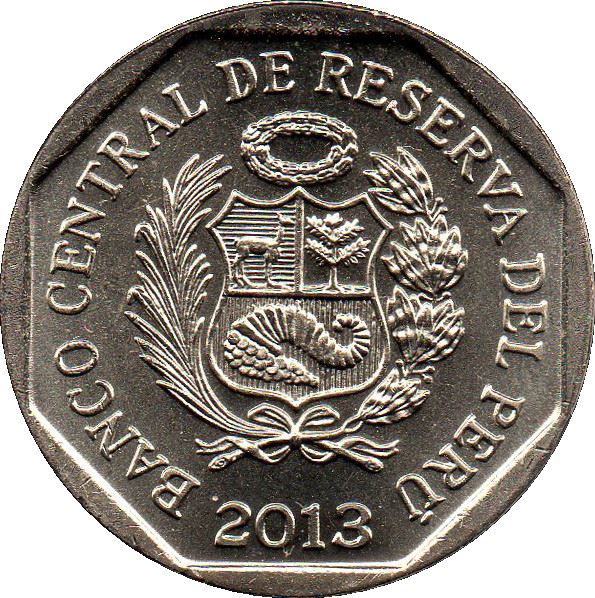 Peru | 1 Nuevo Sol Coin | Tunanmarca | KM373 | 2013