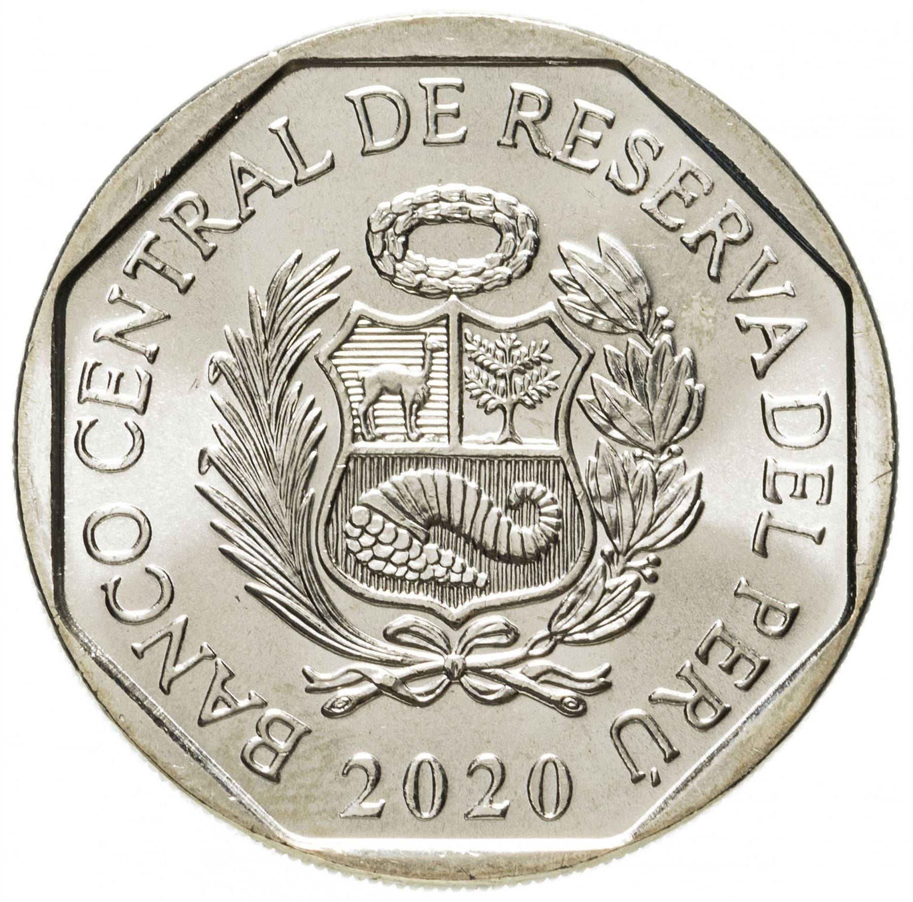 Peru | 1 Sol Coin | Brigida Silva de Ochoa | UC114 | 2020