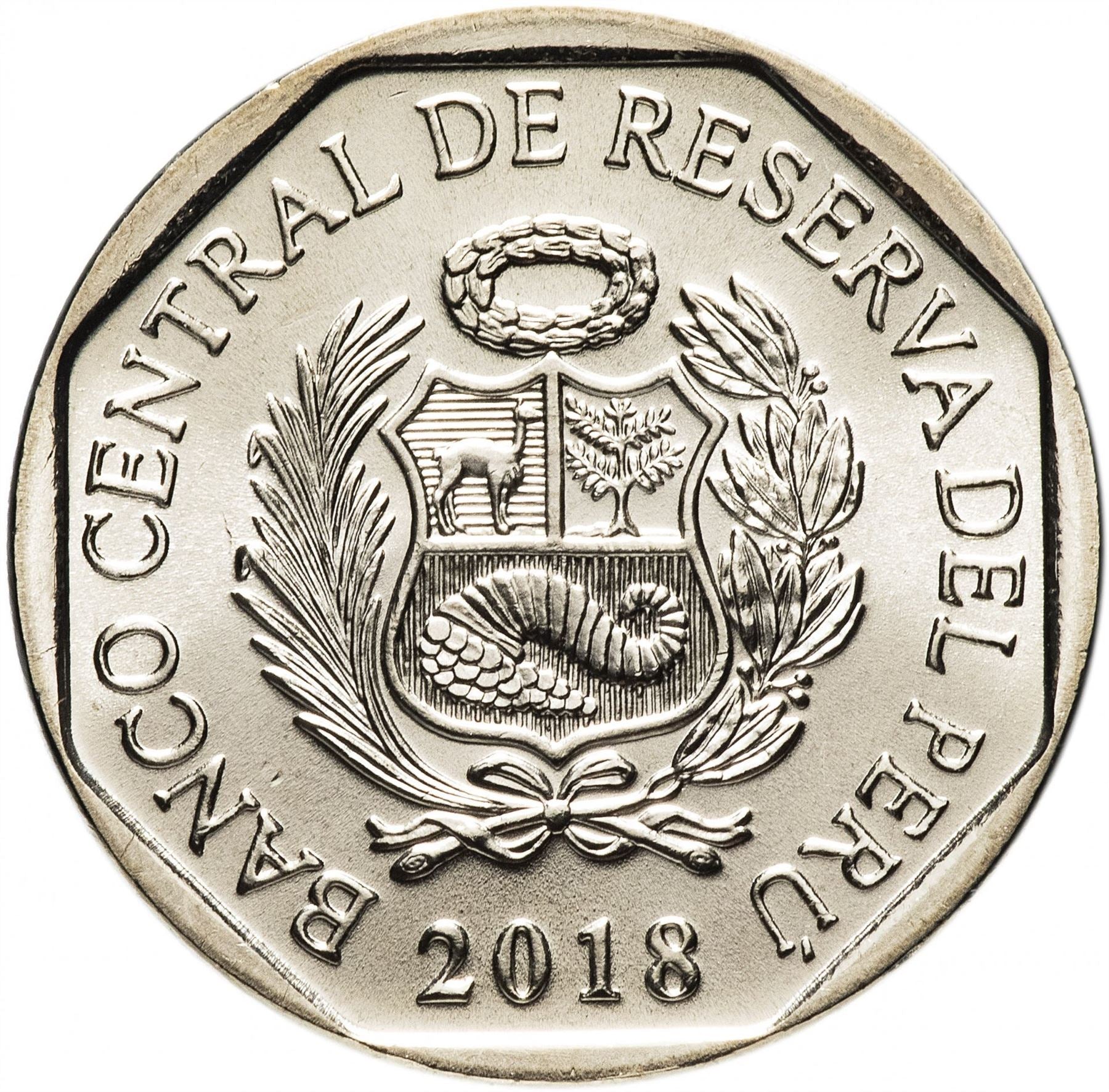 Peru | 1 Sol Coin | Darwin's Rhea | KM412 | 2018