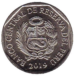 Peru | 1 Sol Coin | Giant Titicaca Frog | KM417 | 2019