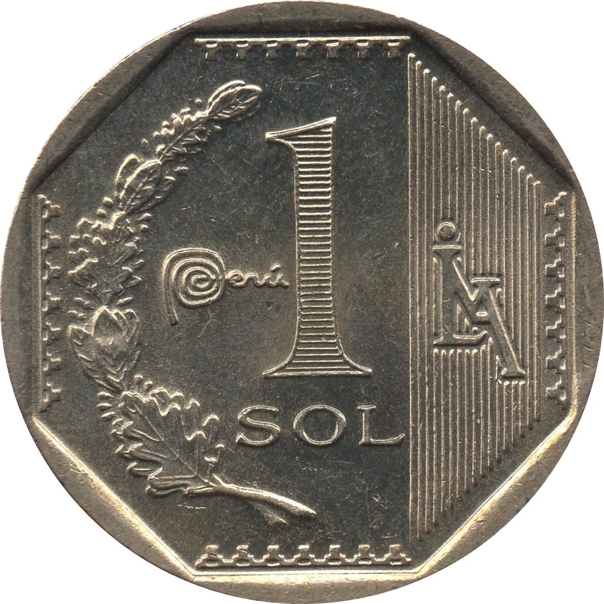 Peru 1 Sol | Wreath Coin | KM395 | 2016 - 2021