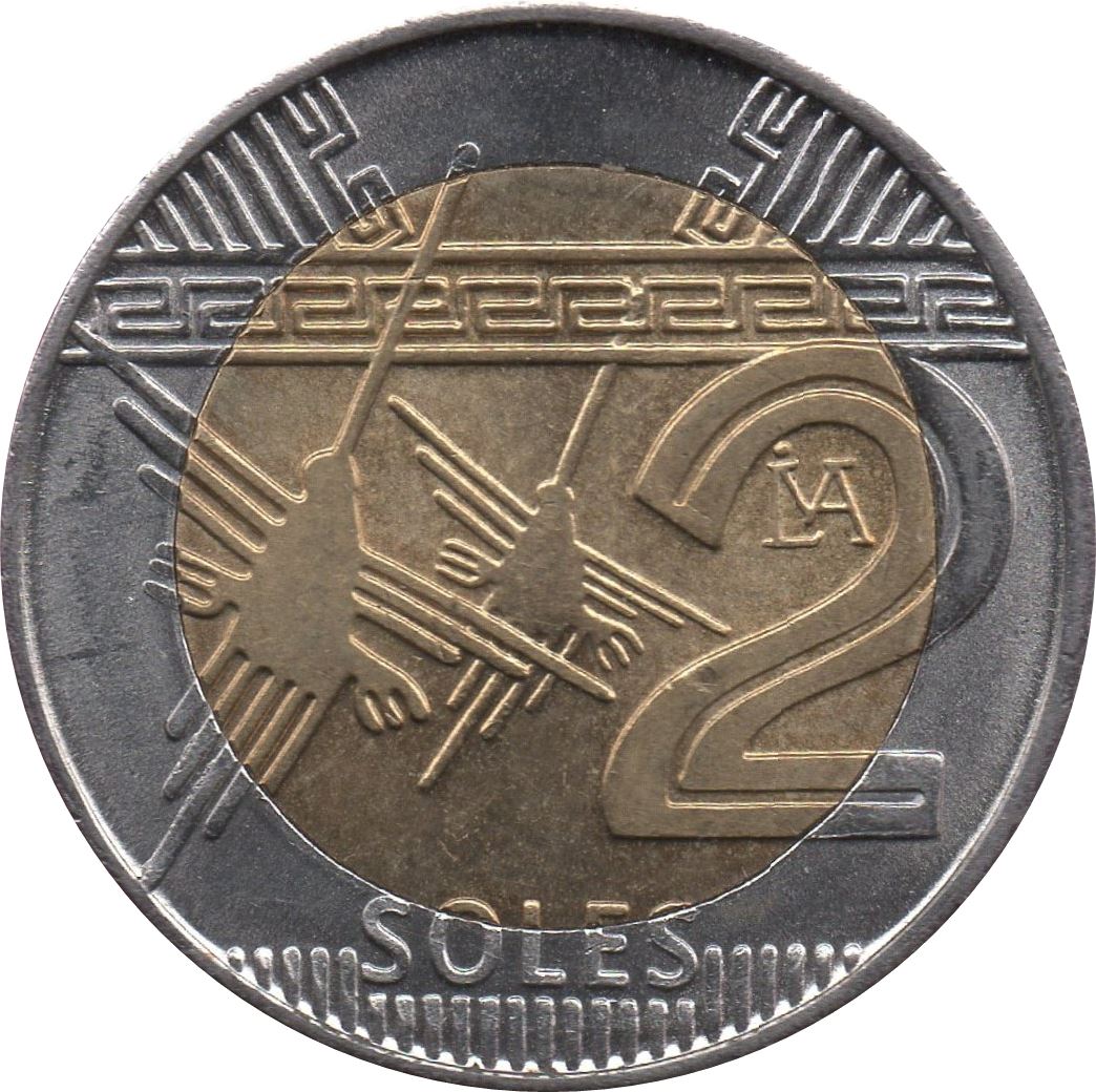 Peru | 2 Soles Coin | Hummingbird | KM401 | 2016 - 2021