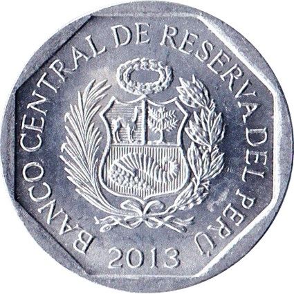 Peru 5 Centimos Coin | Shield of Peru | KM304.4a | 2007 - 2018