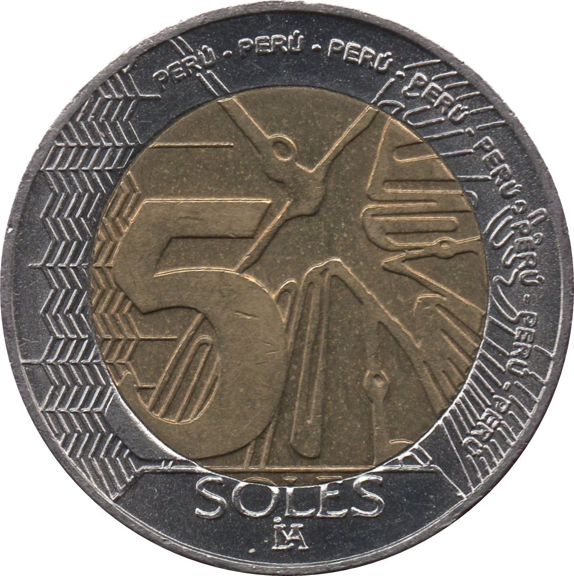 Peru | 5 Soles Coin | Condor | KM402 | 2016 - 2021