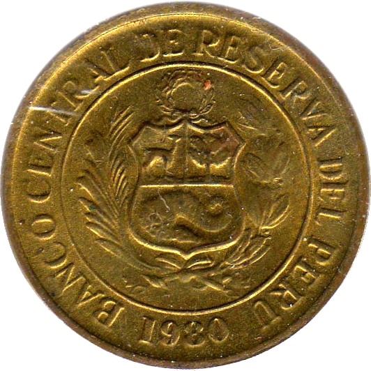 Peru 5 Soles de Oro Coin | KM271 | 1978 - 1983