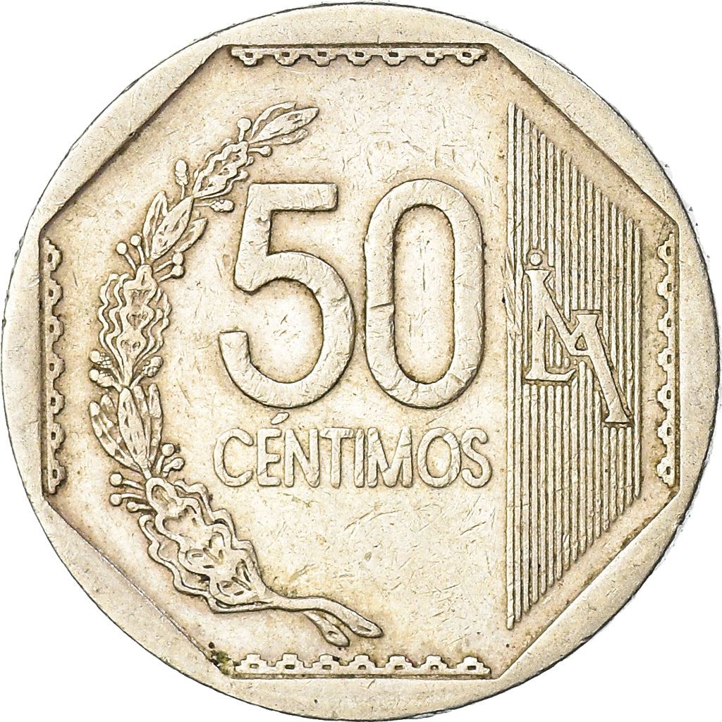 Peru 50 Céntimos Coin | KM307.4 | 2001 - 2021