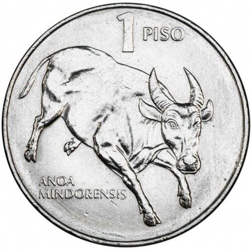 Philippines | 1 Piso Coin | KM243.1 | 1983 - 1990