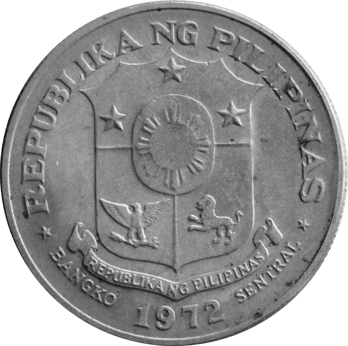 Philippines 1 Piso Jose Rizal Coin KM203 1972 - 1974