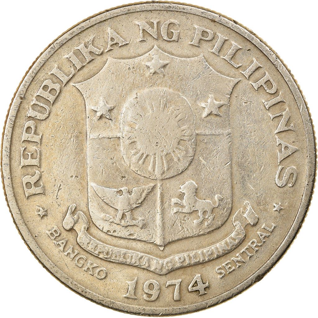 Philippines 1 Piso Jose Rizal Coin KM203 1972 - 1974