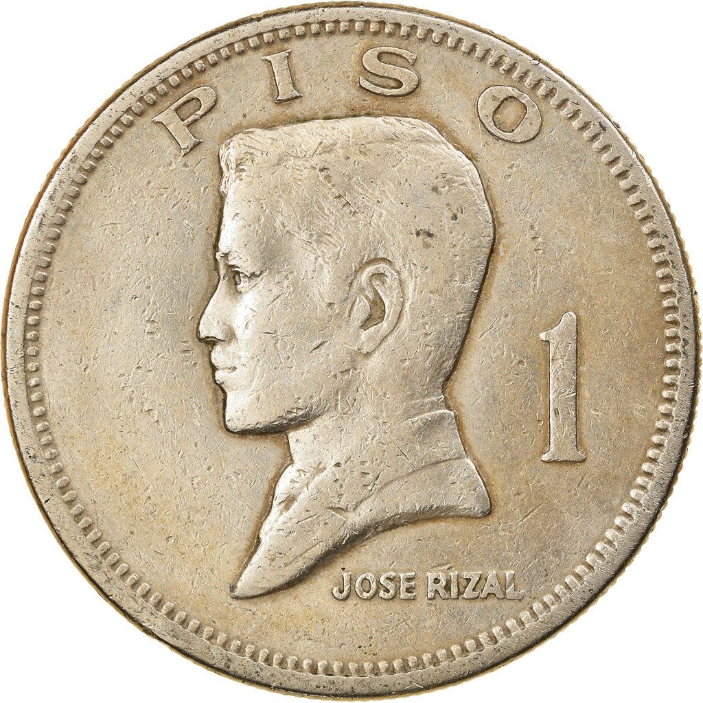 Philippines 1 Piso Jose Rizal Coin KM203 1972 - 1974