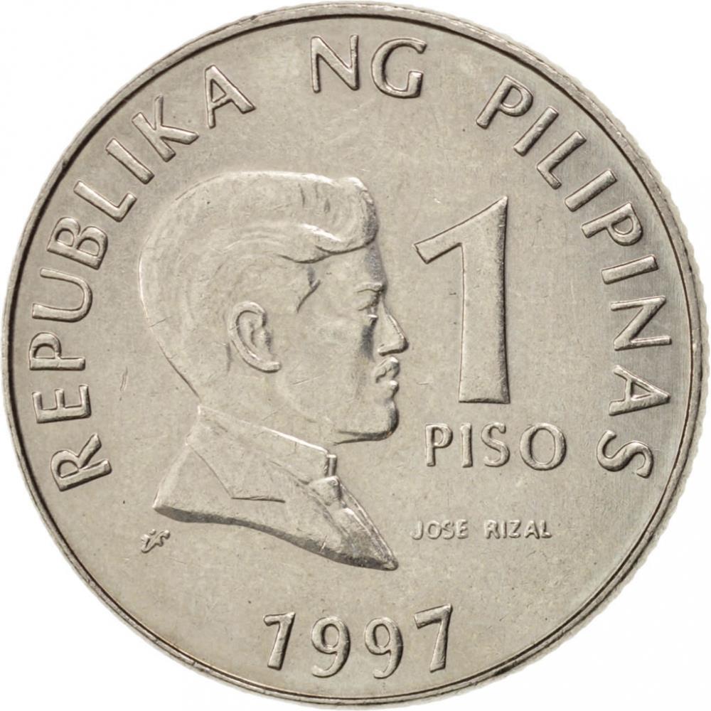 Philippines 1 Piso Magnetic Coin KM269a 2003 - 2017