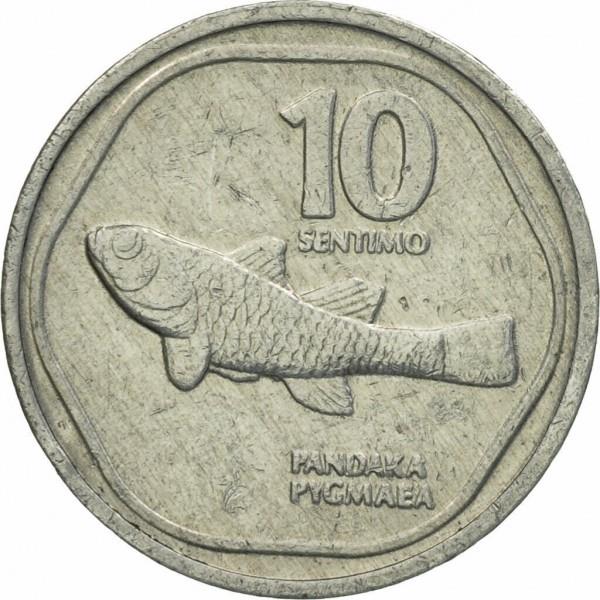 Philippines 10 Sentimo Coin | FAO | KM240 | 1983 - 1994