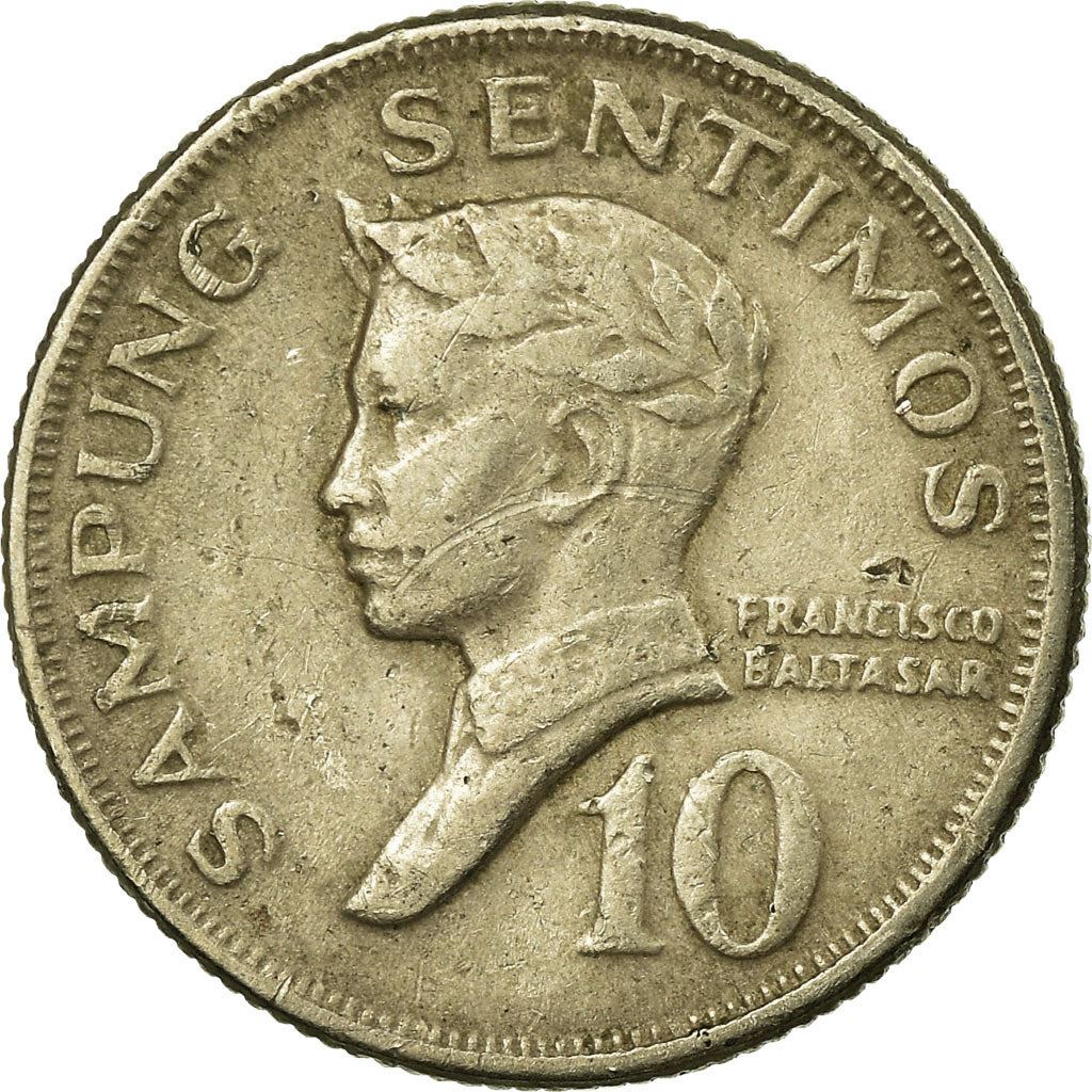 Philippines 10 Sentimos | KM198 | 1967 - 1974