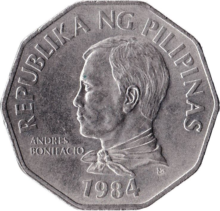 Philippines 2 Piso Coin | KM244 | 1983 - 1990