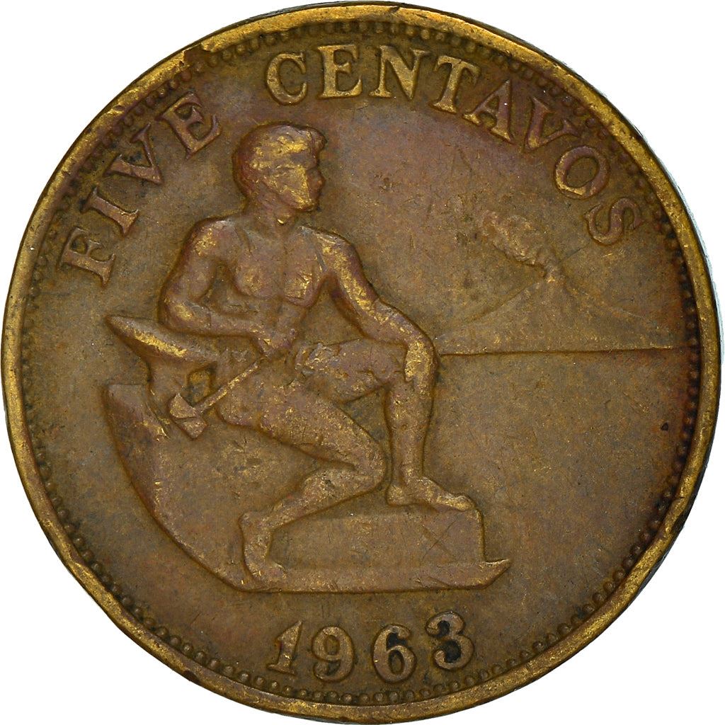 Philippines 5 Centavos Coin | KM187 | 1958 - 1966