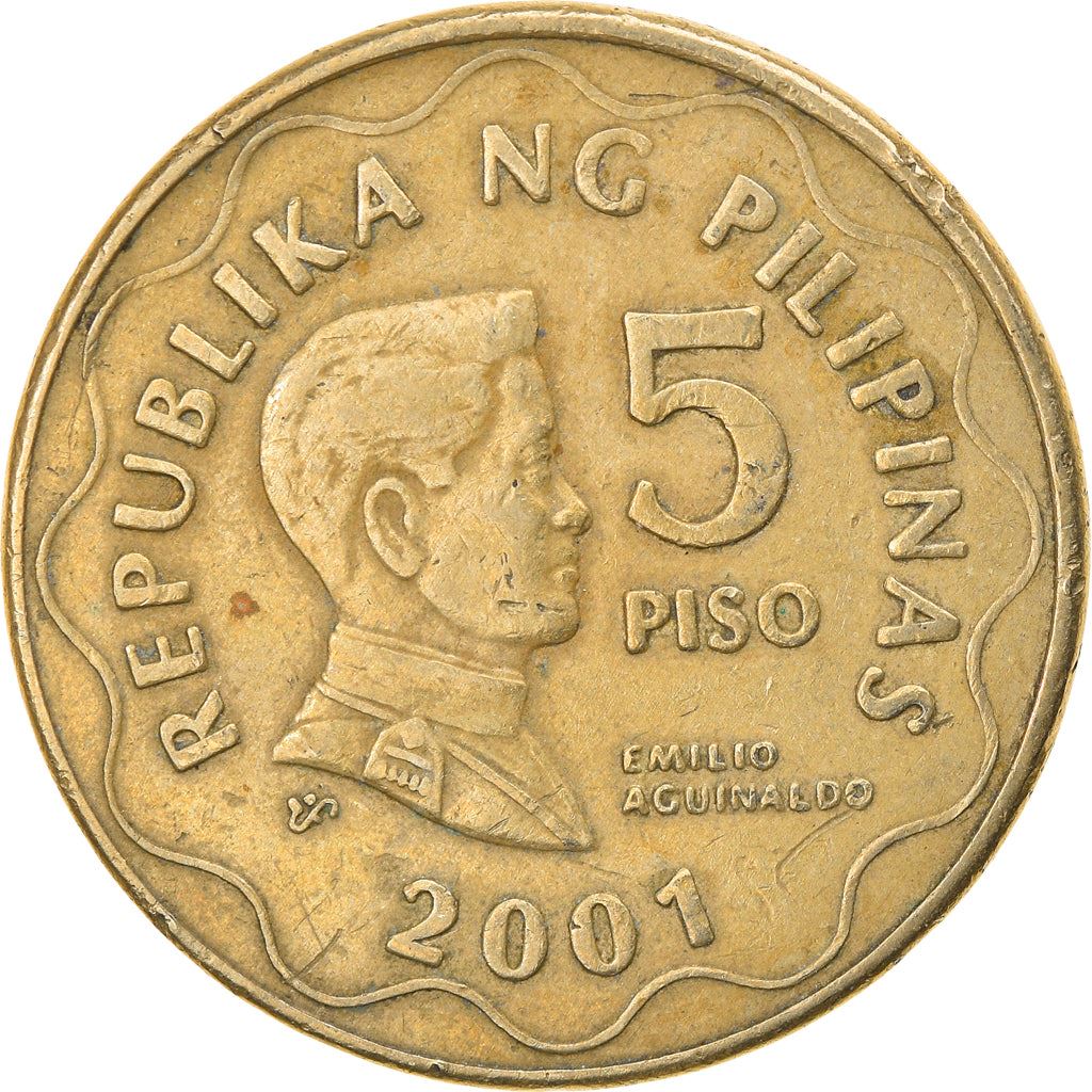 Philippines 5 Piso | 100 Coins | Emilio Aguinaldo | KM272 | 1995 - 2017