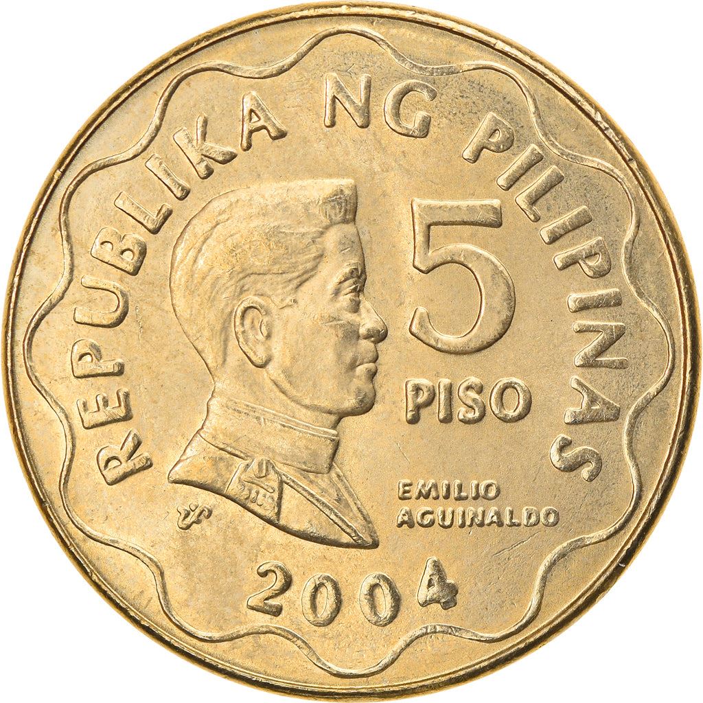 Philippines 5 Piso | 100 Coins | Emilio Aguinaldo | KM272 | 1995 - 2017