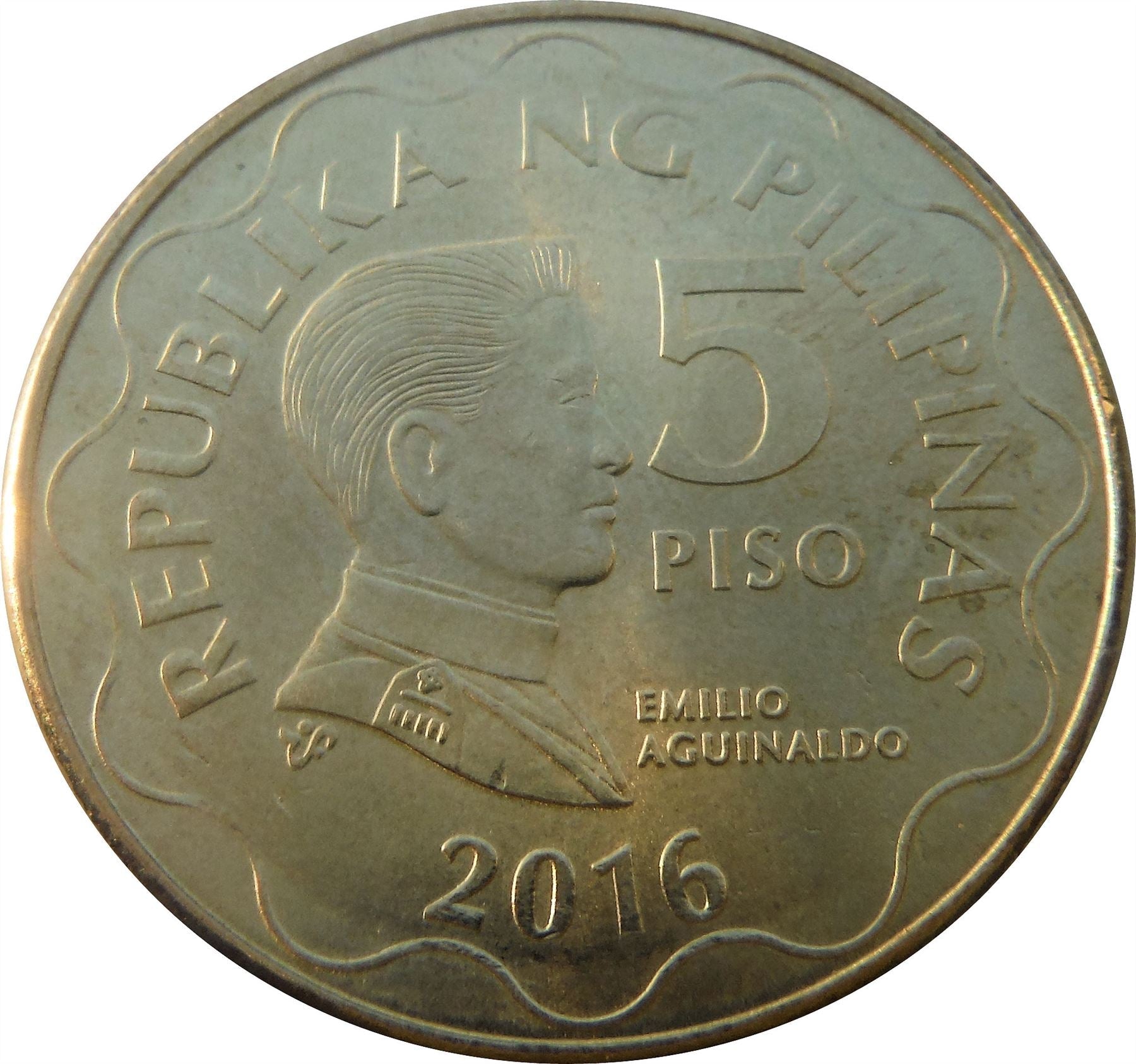 Philippines 5 Piso Coin KM272 1995 - 2017