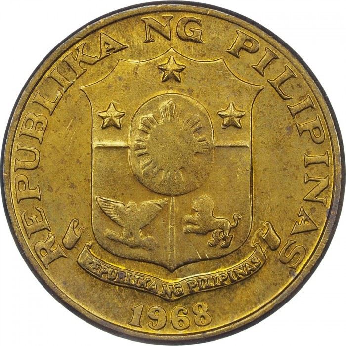 Philippines 5 Sentimos | KM197 | 1967 - 1974