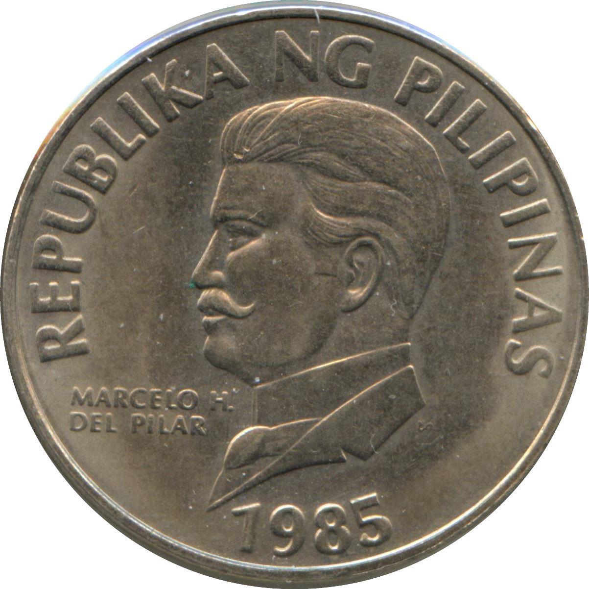 Philippines | 50 Sentimo Coin | KM242.1 | 1983 - 1990