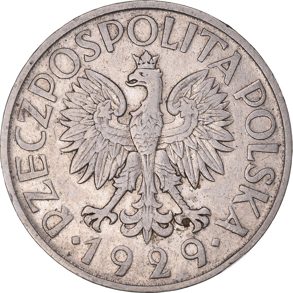 Poland | 1 Złoty Coin | Eagle | KM14 | 1929