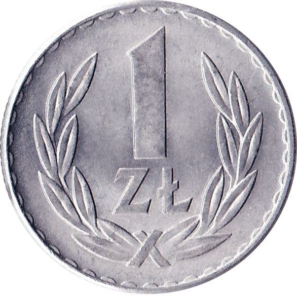 Poland | 1 Złoty Coin | Eagle | KM45a | 1949