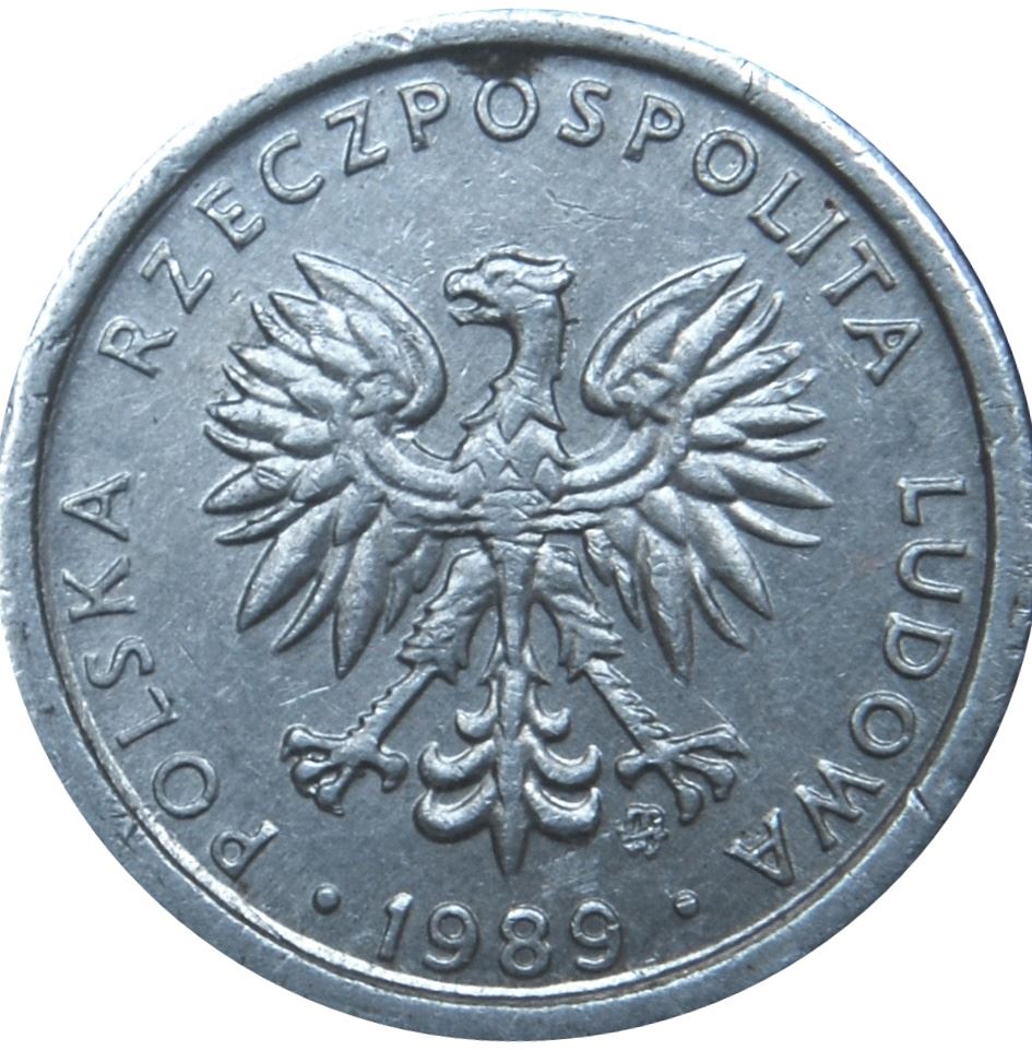 Poland | 1 Zloty Coin | Eagle | KM49.3 | 1989 - 1990