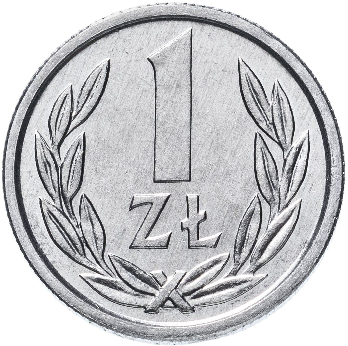 Poland | 1 Zloty Coin | Eagle | KM49.3 | 1989 - 1990