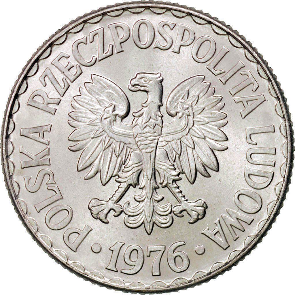 Poland | 1 Złoty | Eagle | KM49.1 | 1957 - 1985