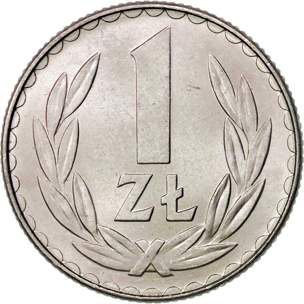 Poland | 1 Złoty | Eagle | KM49.1 | 1957 - 1985