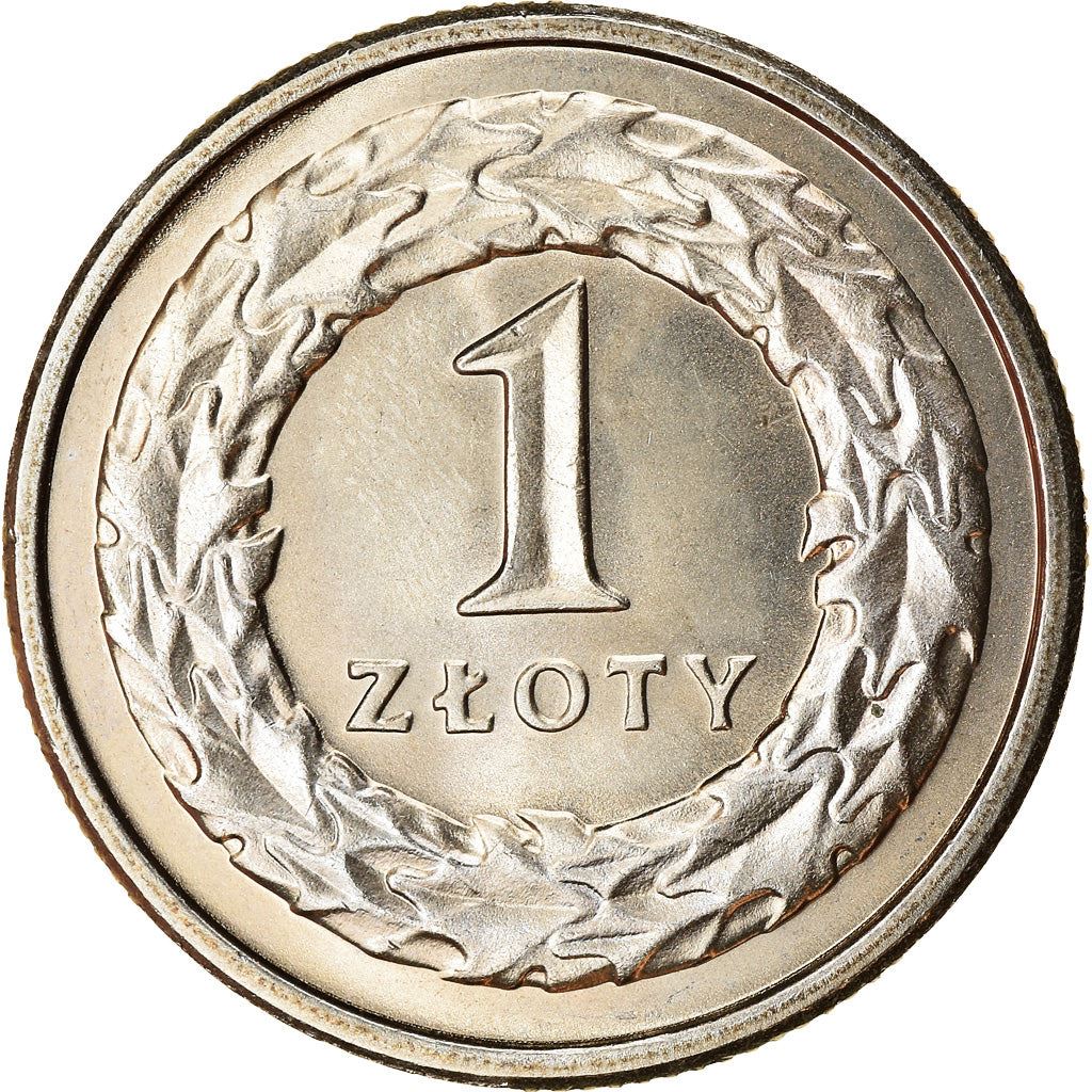 Poland | 1 Złoty | Oak Leaves | Eagle | KM282 | 1990 - 2016