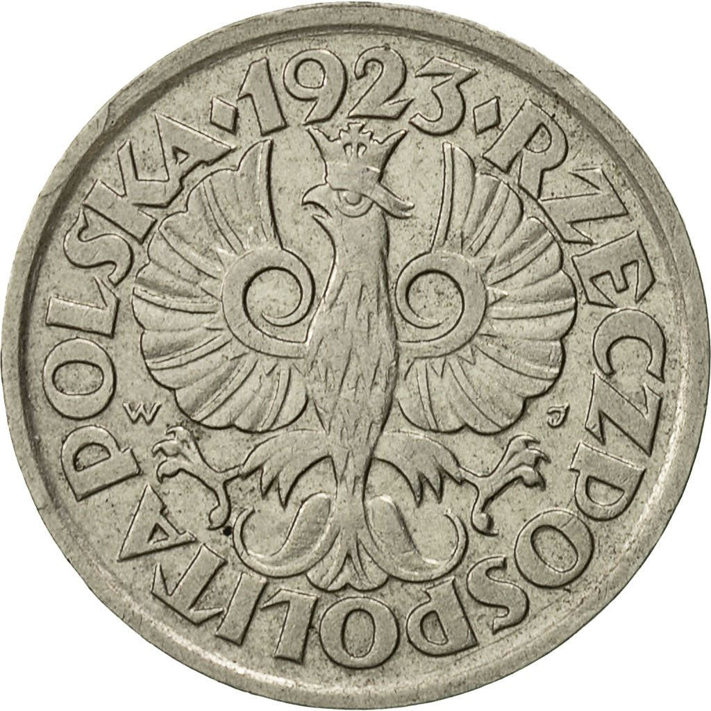 Poland | 10 Groszy Coin | Eagle | KM11 | 1923