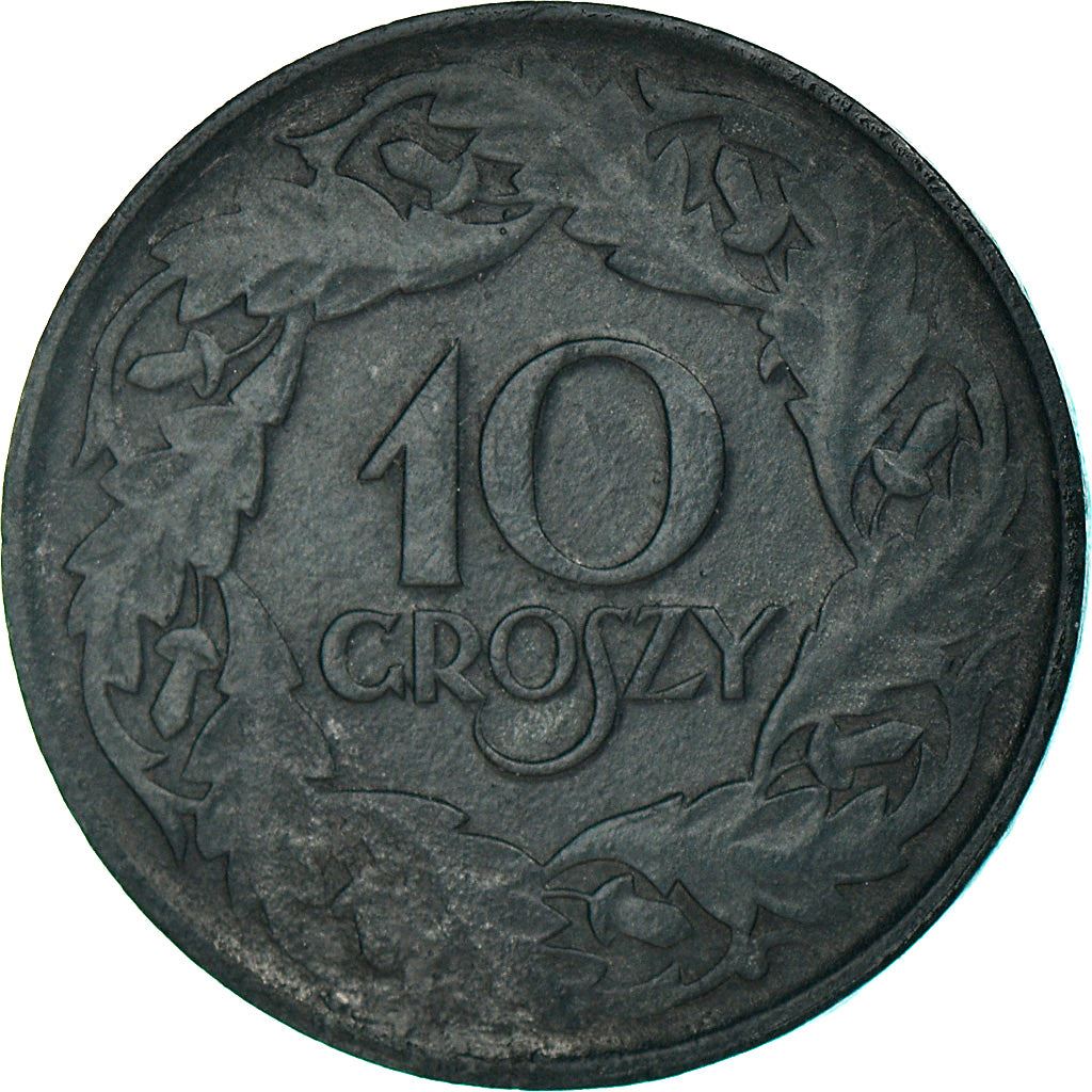 Poland | 10 Groszy Coin | Eagle | KM11 | 1923