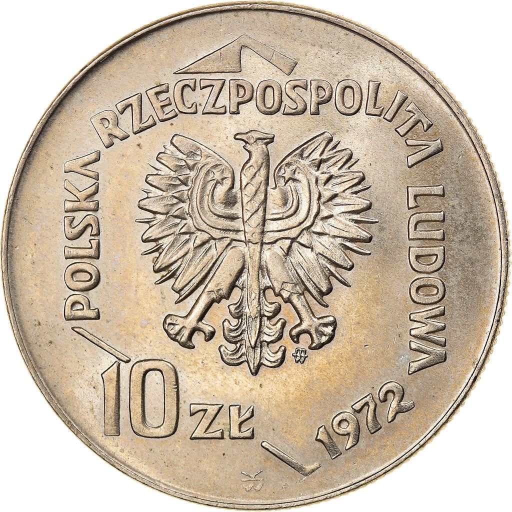 Poland | 10 Złotych Coin | Gdynia Seaport | Eagle | KM65 | 1972