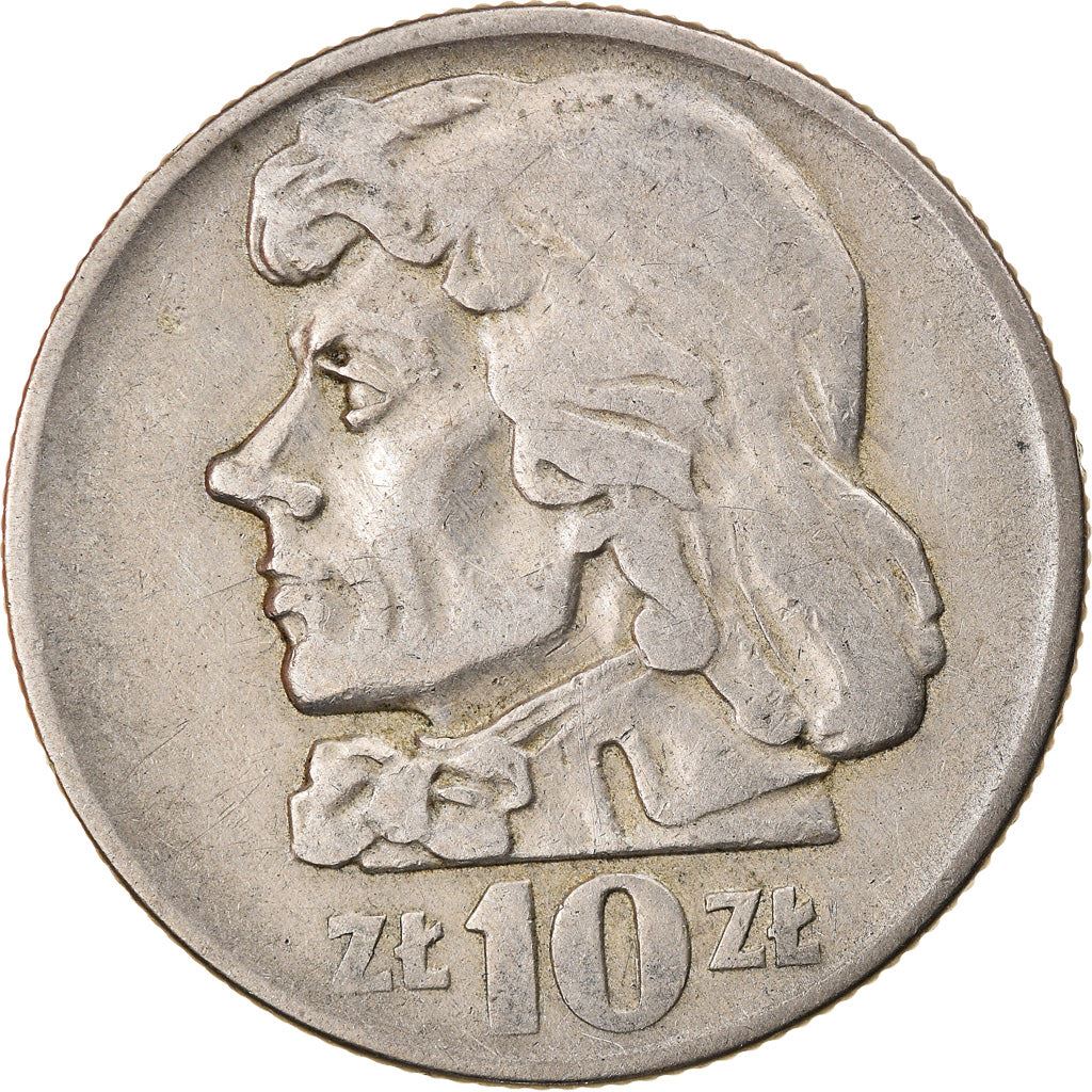 Poland | 10 Złotych Coin | Tadeusz Kościuszko | Eagle | KM50 | 1959 - 1966