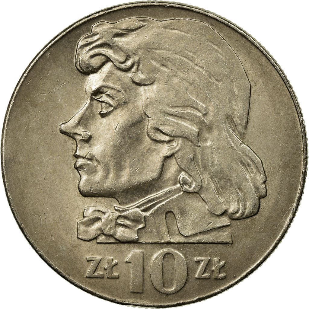 Poland | 10 Złotych Coin | Tadeusz Kościuszko | Eagle | KM50a | 1969 - 1973