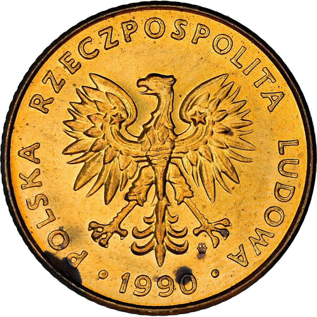 Poland | 10 Złotych | Eagle | KM152.2 | 1989 - 1990