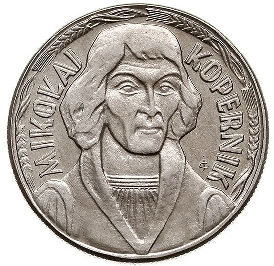 Poland | 10 Złotych | Mikołaj Kopernik | Eagle | KM51a | 1967 - 1969