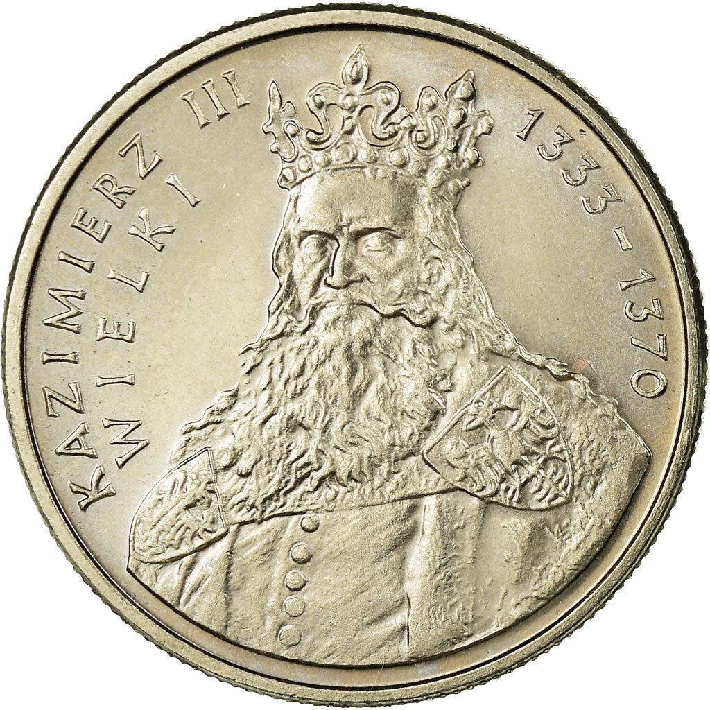 Poland | 100 Złotych Coin | Kazimierz III Wielki | Eagle | KM167 | 1987